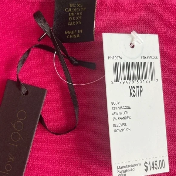 House of Harlow 1960 Sheer Puff knit top - Picture 5 of 6